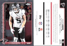 Drake London 2025 Topps Chrome Atlanta Falcons
