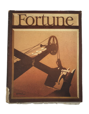 Fortune Magazine July 1938 Oil Pump Jack Argentina Airplane Coney Island