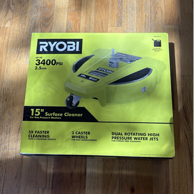 #ad RYOBI 15 in Surface Cleaner for Gas Pressure Washers Dual Jets 3 Wheels RY31SC15 $35.00
