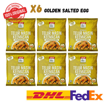 x6 Adabi 150g Golden Salted Egg Powder Halal Original Seasoning for Cooking DHL