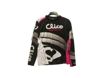 CLICE RACING EQUIPMENT REITTOP XL SCHWARZ UND GRAU PINK UND WEISS