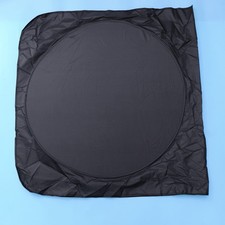 Double Ring Silver Car Sun Shade Windshield Cover Reusable Heat Block Anti Uv