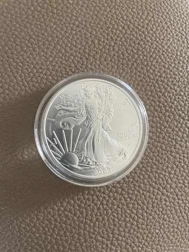 Beautiful Walking Liberty From 2023. Silver Eagle. Uncertified and Uncirculated