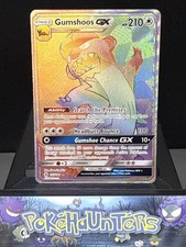 Pokemon Card Gumshoos GX 157/149 Sun & Moon Base Set Secret Rare Near Mint