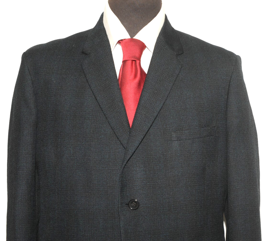 VINTAGE BURTON TAILORED SINGLE BREASTED SUIT 40'' SHORT W 34'' 1960'S image 3
