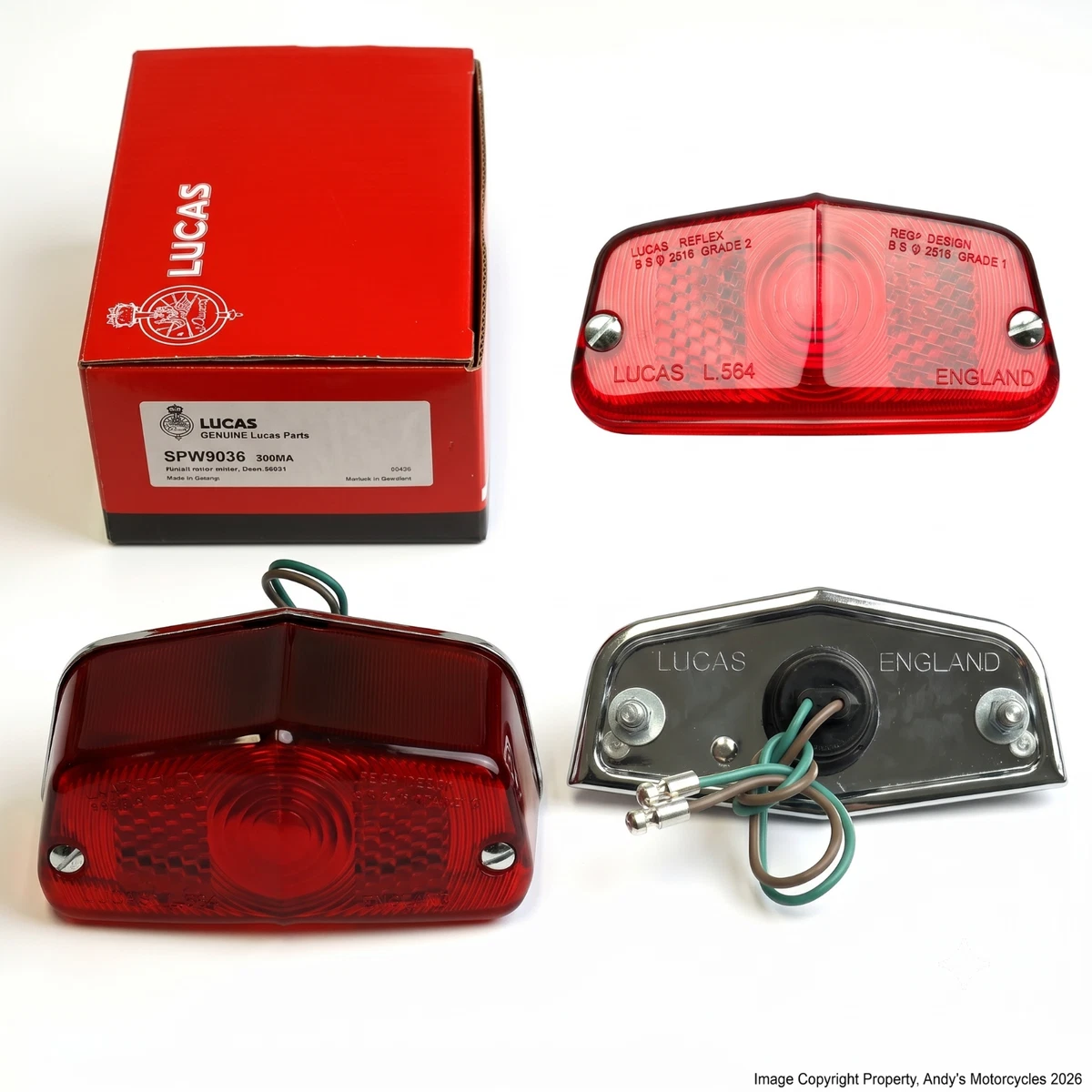 Lucas Motorcycle Rear & Brake Light Assemblies for sale | eBay