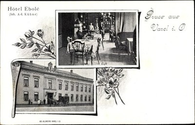 Ak Varel am Jadebusen, Hotel Ebolé, Inh. Ad. Kühne, Cafe - 10227309