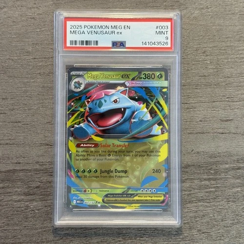 2025 Pokemon Mega Evolutions Mega Venusaur ex PSA 9
