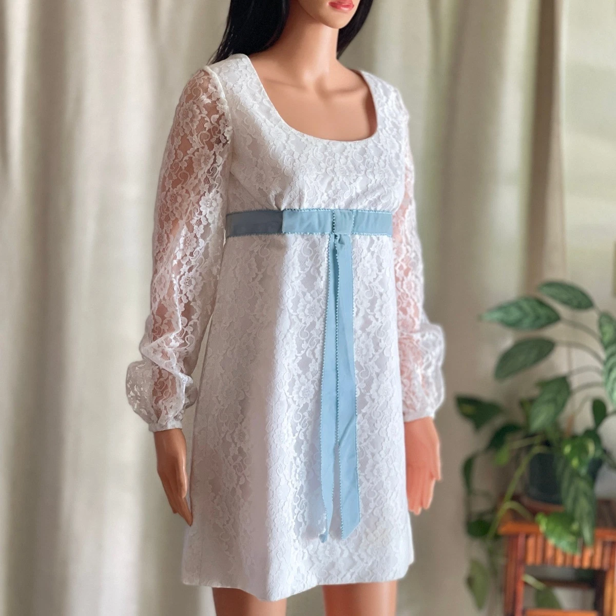 Empire Waist White Vintage Dresses for Women for sale | eBay