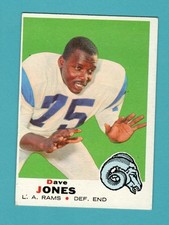 1969 Topps Dave Jones #238 Los Angeles Rams  - See Pic