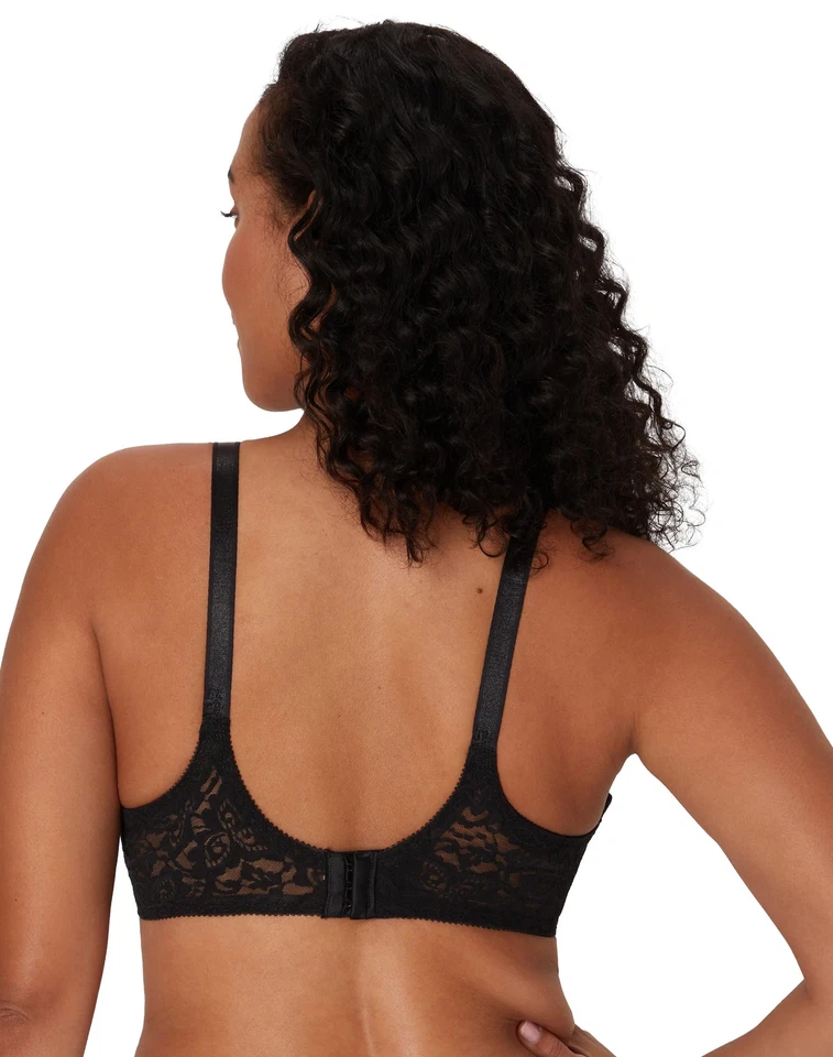 Bali Lace 'n Smooth Underwire Bra Womens Seamless Full Coverage Stretch Cup 3432 - Image 2 of 4