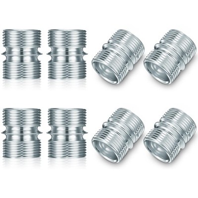 8 Pcs Coarse Thread Connector for Diameter Wire Shelving Poles, Shelving Conn...