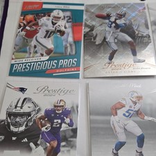 Panini Prestige NFL Football Trading Card Lot - Hill, Moore, Mack, 4 Cards