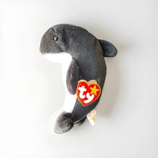 Waves the Orca Whale Ty Beanie Babies 1996 Limited Edition Rare - New