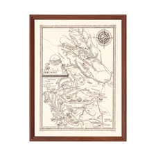 Old Map of Philmont Scout Ranch, NM 1948 - Vintage Philmont