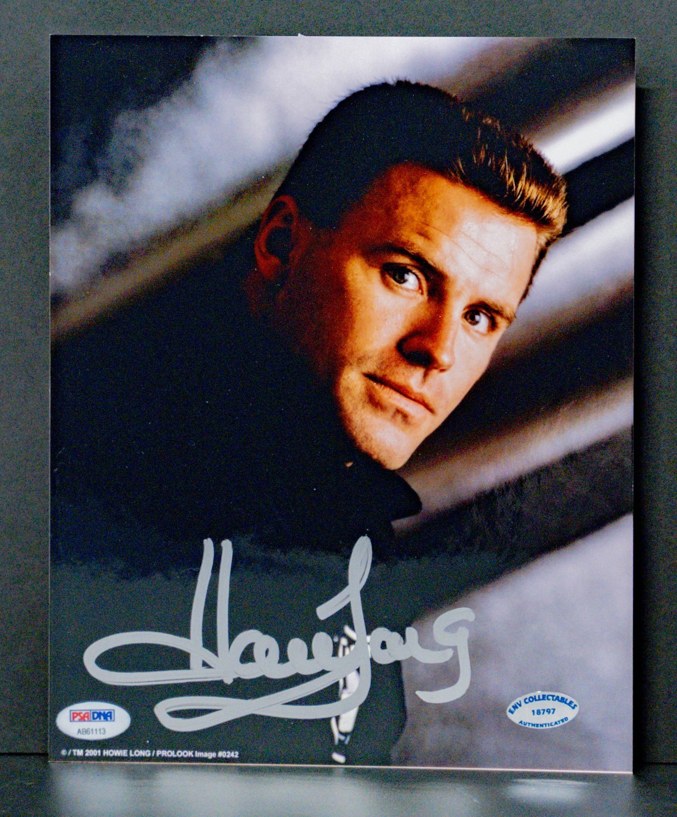 Howie Long Autographed Signed Oakland Raiders 8x10 Photo PSA AB61113 & ENV18797 