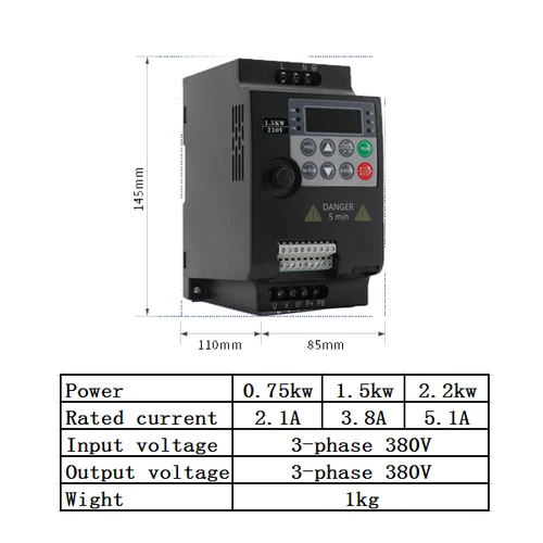 220V 380V 1.5KW 2.2KW 5.5KW VFD Inverter Variable Frequency Drive VSD Converter - Picture 22 of 29
