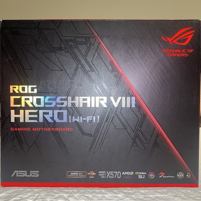 ASUS ROG Crosshair VIII Hero (Wi-Fi) X570 AM4 ATX DDR4 PCIe 4.0 RGB Gaming
