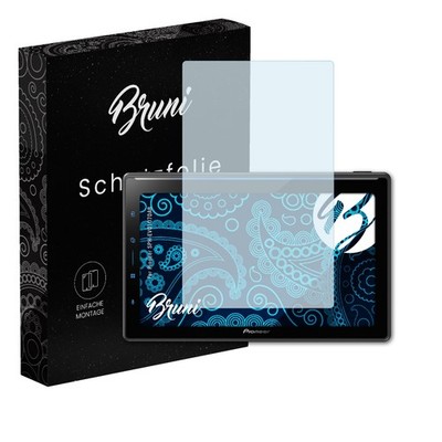 Bruni 2x Folie für Pioneer SPH-EVO107DAB Schutzfolie Displayschutzfolie