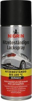 Nigrin Lackspray, 400 Ml, Mattschwarzer Autolack, HitzebestäNdig, SchüTzt Motor
