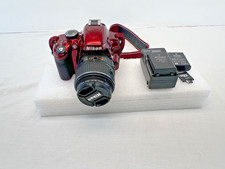 Nikon D3200 Red 24.2MP Digital SLR Camera w/ AF-S 18-55mm f/3.5-5.6 VR GII