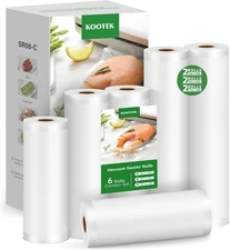 Vacuum Sealer Bags - 6 Rolls for Food Storage & Meal Prep