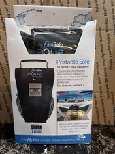 FlexSafe by Aqua Vault Anti-Theft Personal Portable Safe Black Bag New Sharktank