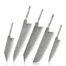 Damaststahl Rohklinge K&uuml;chenmesser Klinge Messerklinge Damastmesser Rohling DIY