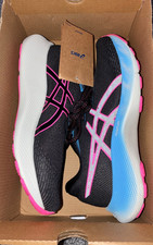 Image of Asics Gel-Saiun 2 Black Hot Pink Trainers Women Size UK 5 1012B702-002 BNIB