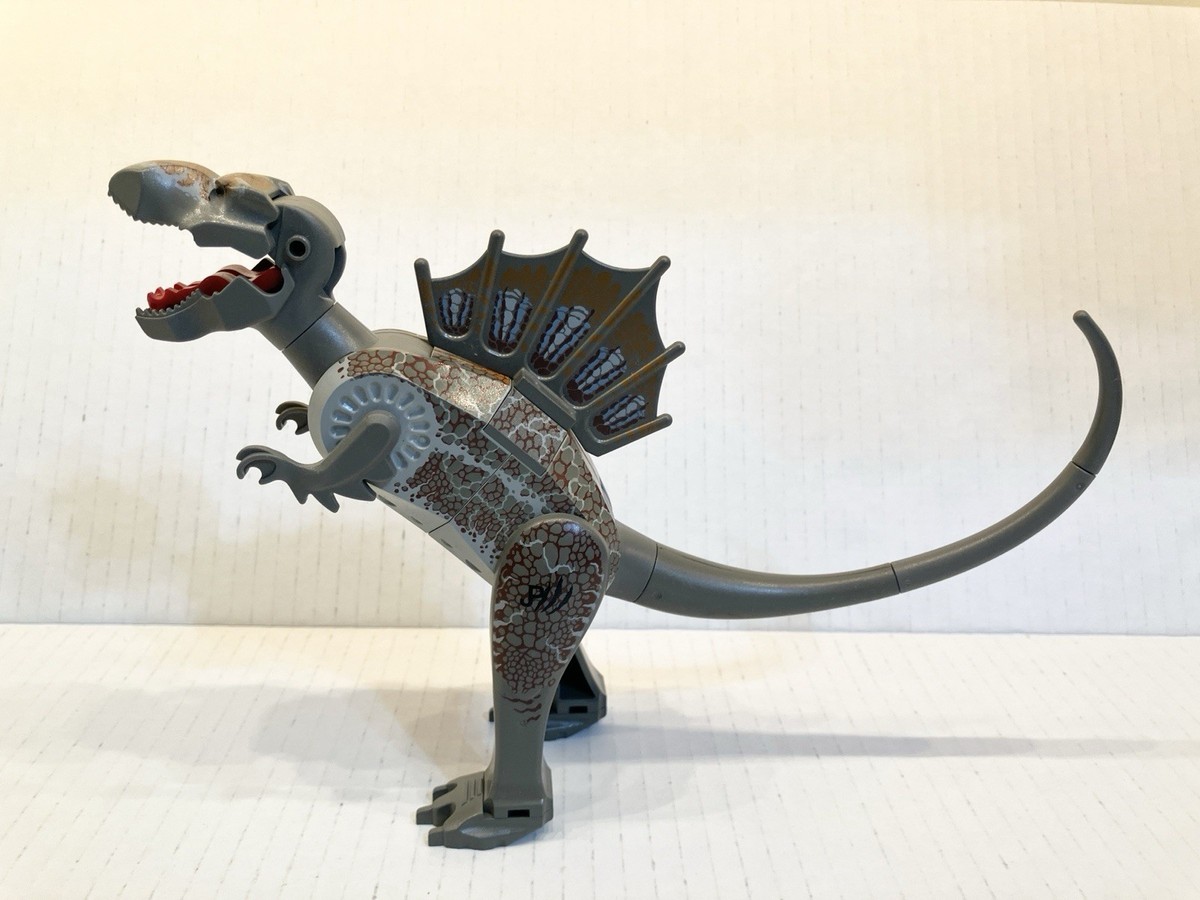 Lego Spinosaurus T-Rex Dinosaur Figure From Set 1371 Jurassic Park III,  Retire