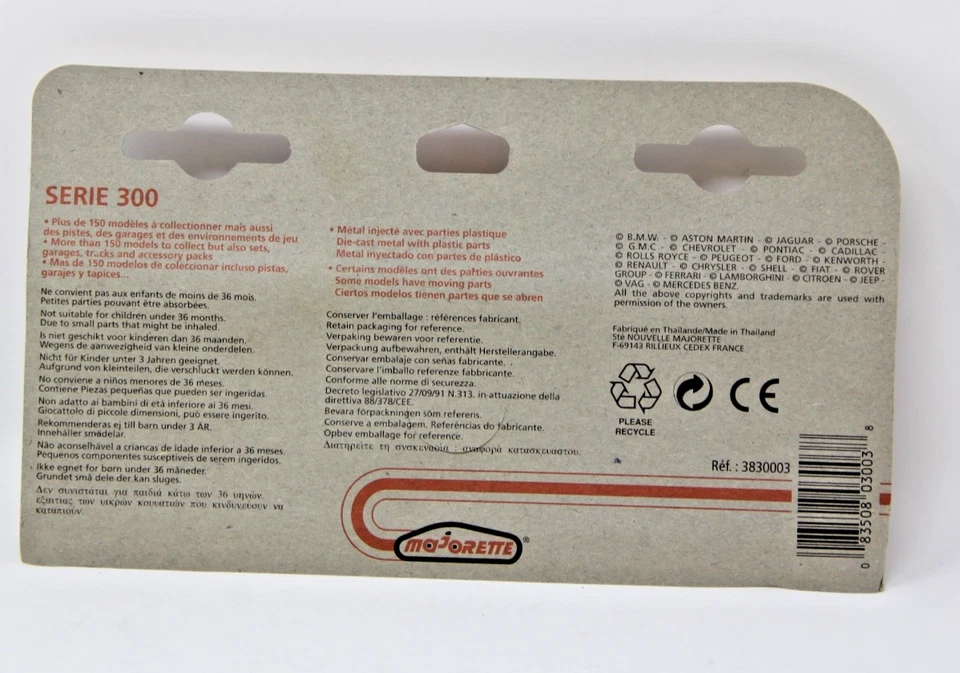 Remolque para moto Majorette 335 "Toyota 4x4 corredor y motocicleta" nuevo en tarjeta raro Foto 4 de 4