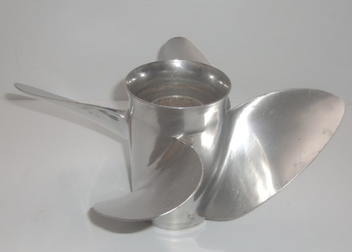 Yamaha 4-Blade Stainless Steel Propeller - 13 1/4x22 - 15 Tooth - Picture 7 of 17