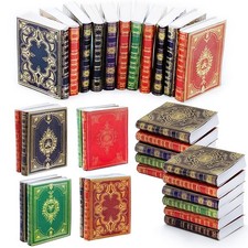 30 Pack 1:12 Scale Miniatures Dollhouse Books,Assorted Small, Assorted
