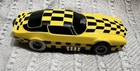 VRG Tyco Pro Curve Hugger Camaro Funny Car HO Slot Car Yellow & Black Checkered