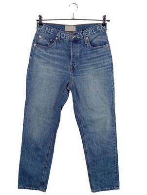 EVERLANE Straight-Leg Jeans Damen Jeans Gr. DE 40 blau Casual-Look
