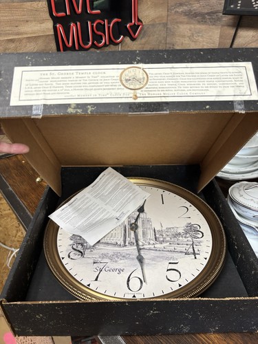 SELTENE Howard Miller The St. George Tempeluhr LDS Mormon, schwer zu finden - Bild 1 von 18