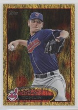 2012 Topps Gold Sparkle Josh Tomlin #583 s7c