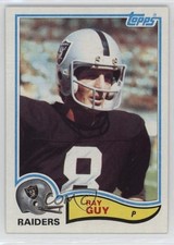 1982 Topps Ray Guy #188 HOF 0bn8