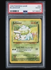 Wizards of the Coast Bulbasaur Base Set 44/102 Regular English PSA 4 1999