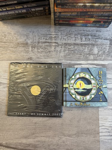 Lot 36 L Ron Hubbard Scientology Dianetics DVDs Books IAS Media Collection