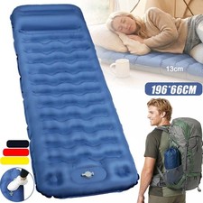Trekking Matratze Isomatte aufblasbare Camping Luftmatratze Schlafmatratze 196CM