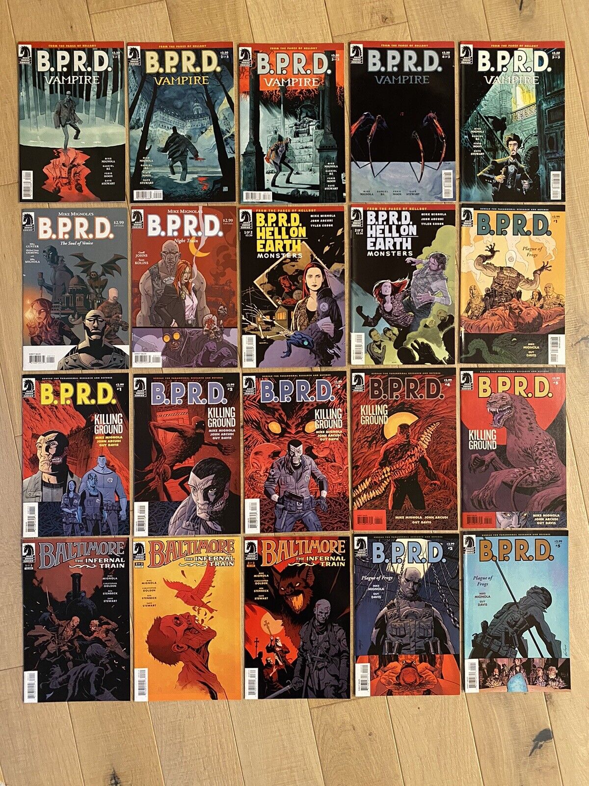 Hellboy/BPRD Lot Vampire/Monsters/Killing Ground+ (1,2,3,4,5 Dark Horse Comics-