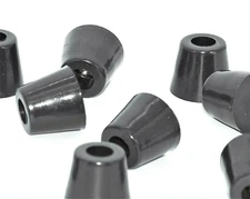 3/4” Diameter x 5/8” H Rubber Feet w Washer   Rubber Bumpers  Various Pack Sizes
