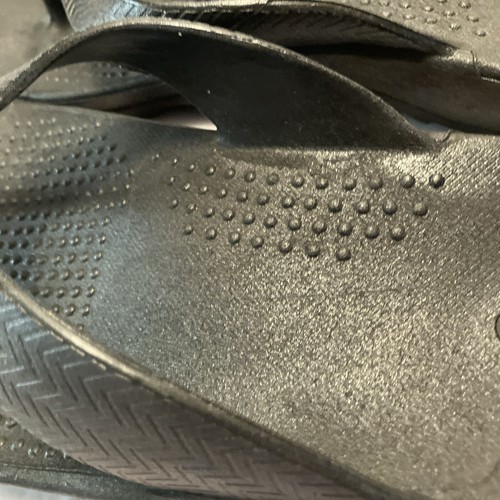 New Okabashi Surf Mens LL (9-10) Black Supportive Comfort Flip Flop Sandals - Picture 8 of 13