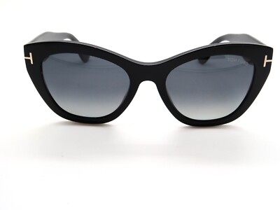 TOM FORD Cara FT 0940/S 01D Black/Grey Gradient Polarized Authentic Sunglasses
