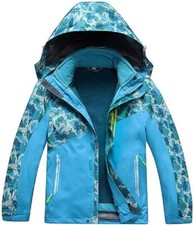 Youth Boys 3 in 1 Winter Jacket Size M Detachable Hood Warm Coat Outdoor