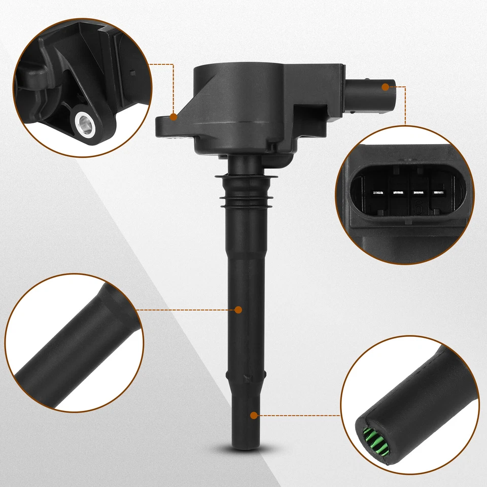 8 Ignition Coil Pack For Mercedes Benz C63 CL63 CLK63 E63 ML63 S63 SL63 SLS AMG - Image 3 of 4