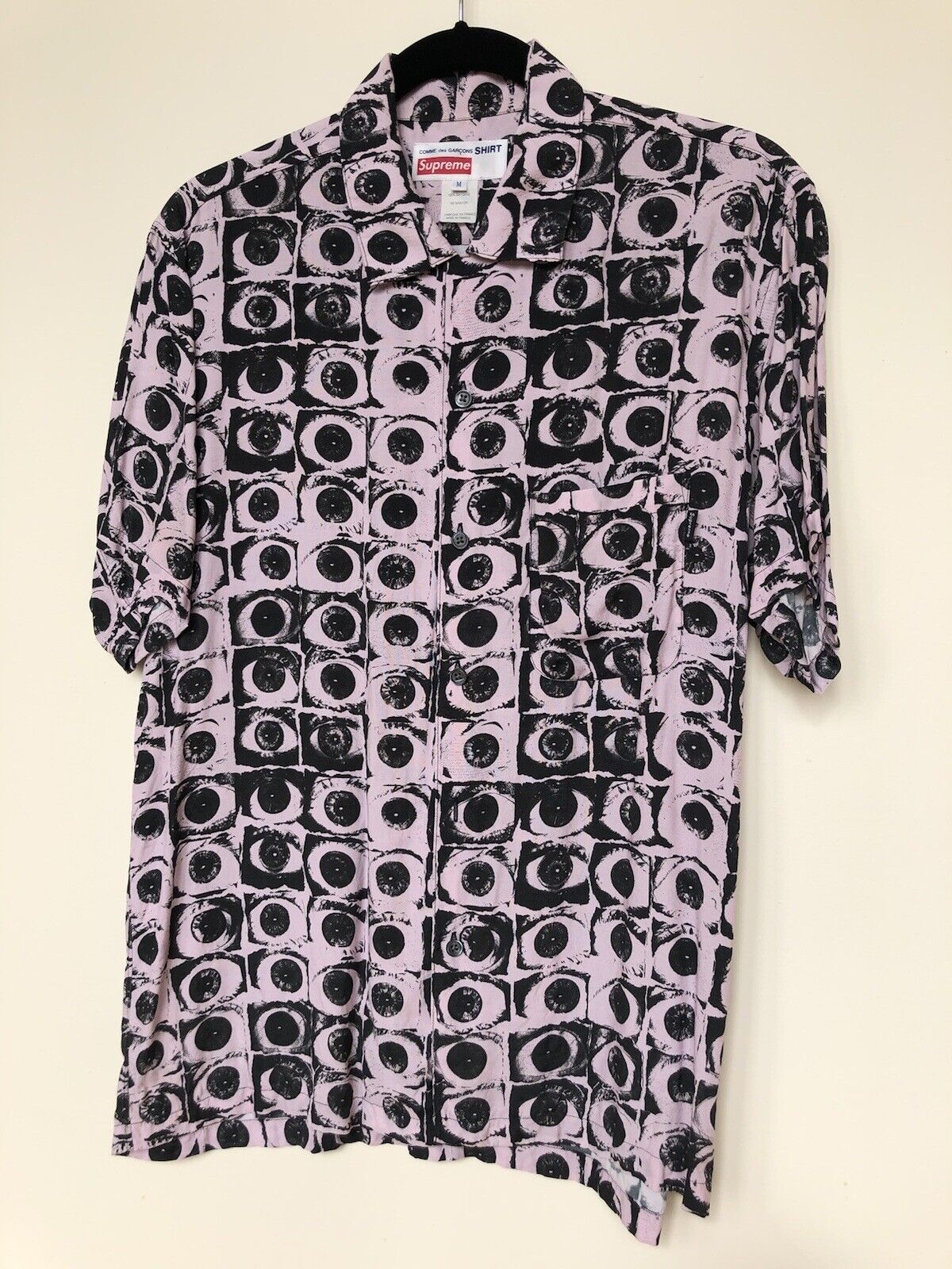 Supreme Comme Des Garcons SHIRT Eyes Rayon Shirt … - image 2