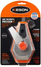 	Line Thickness Precision String Chalk Line Reel With 3x1 Rewind 100 FT	