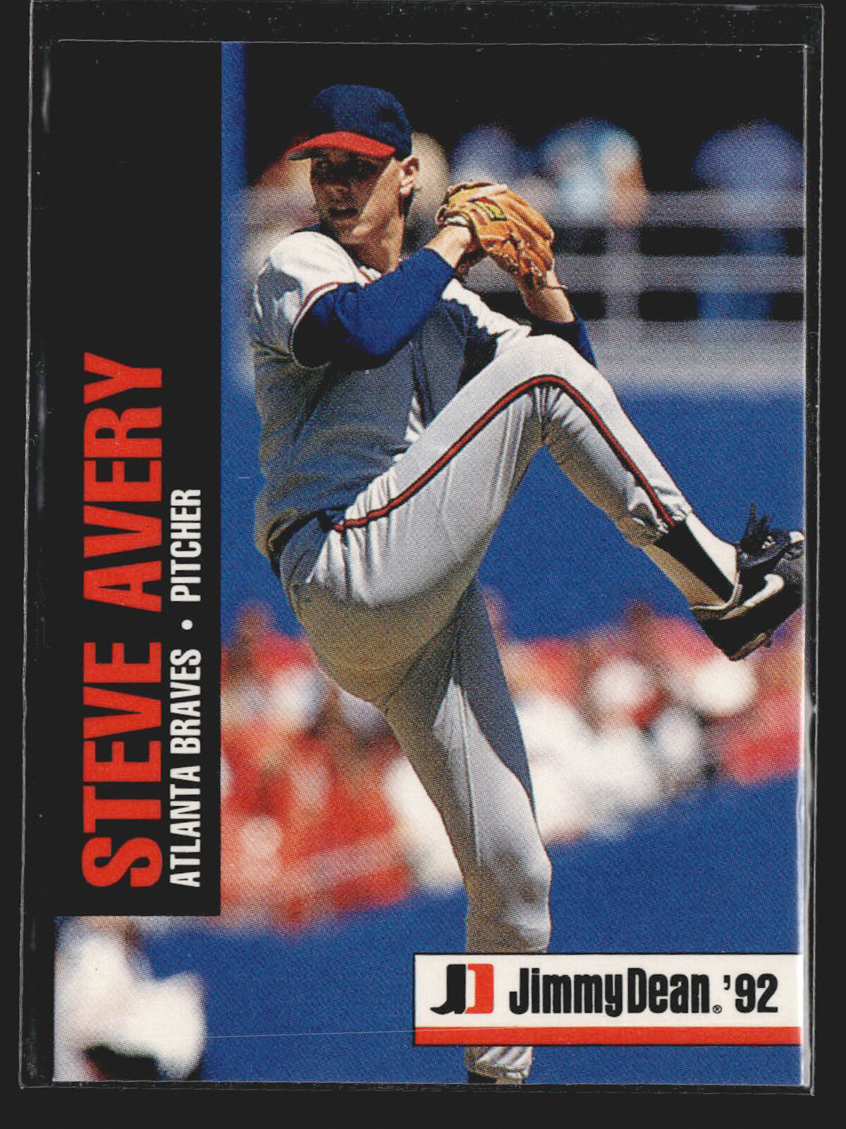 1992 Jimmy Dean #5 Steve Avery Excellent